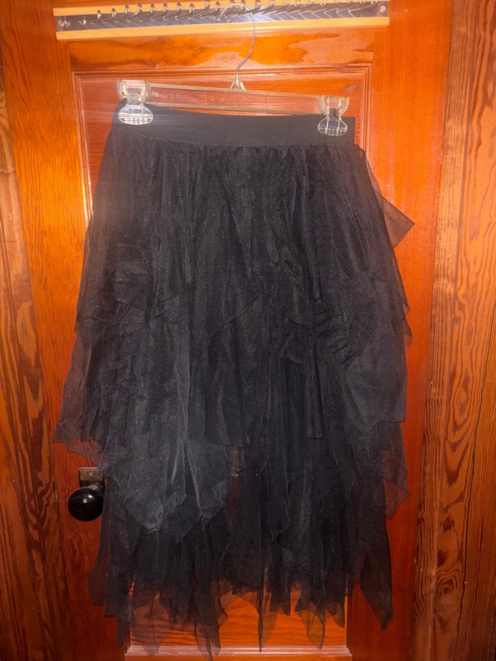Black Layered Tulle Skirt - Women